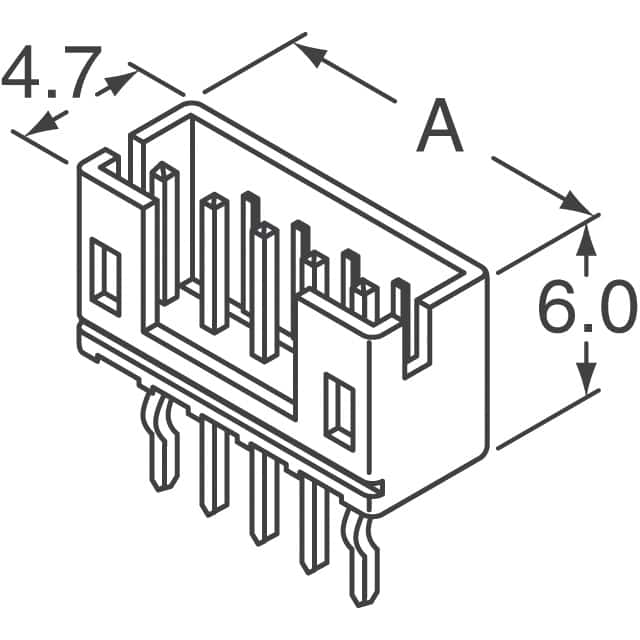 1735446-5 TE Connectivity AMP Connectors  Headers Male Pins